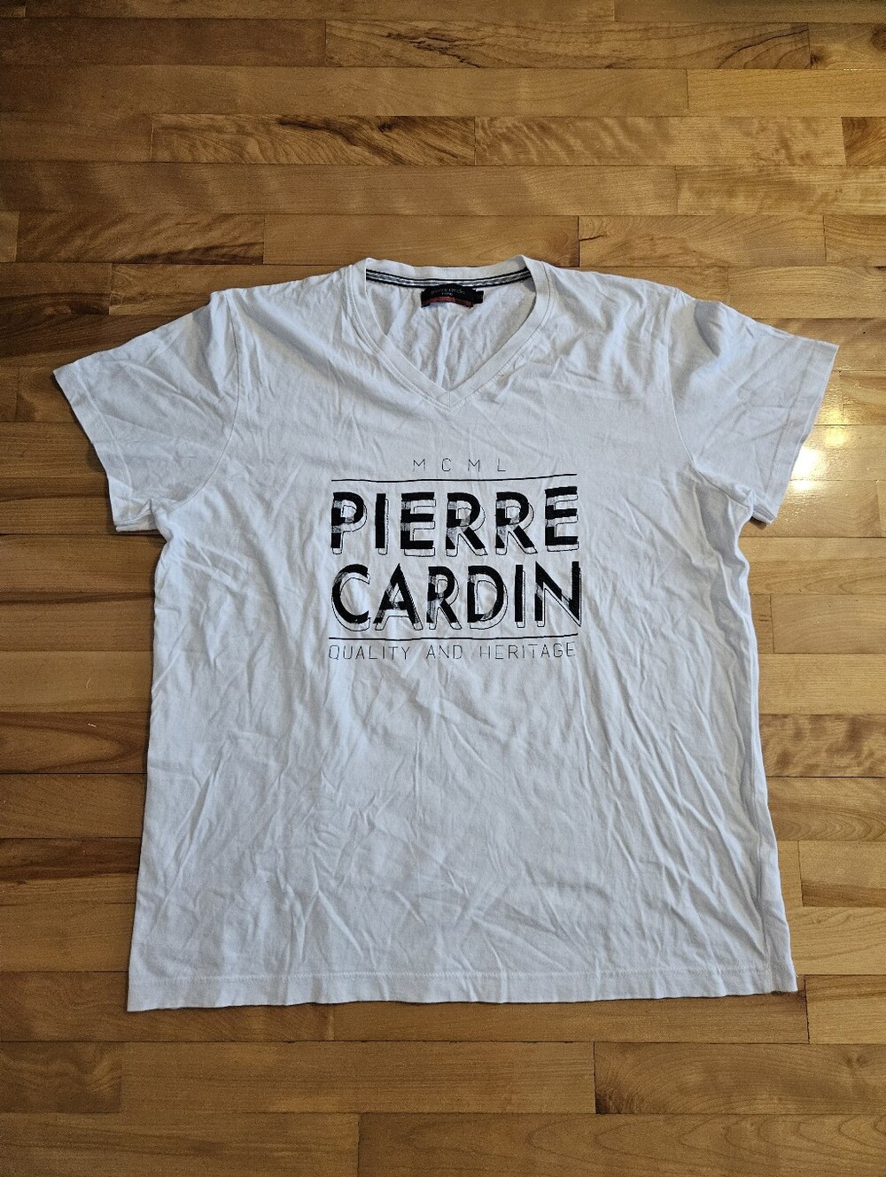 Pierre Cardin T-Shirt Size L 100% Cotton